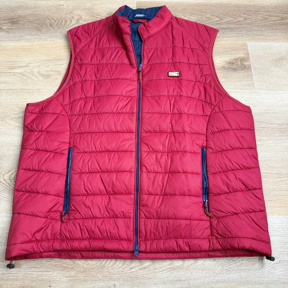 johnnie-O Puffer Vest Men XXL JMVT1160 Crimson Casual Quiet Luxury
Outdoorsy